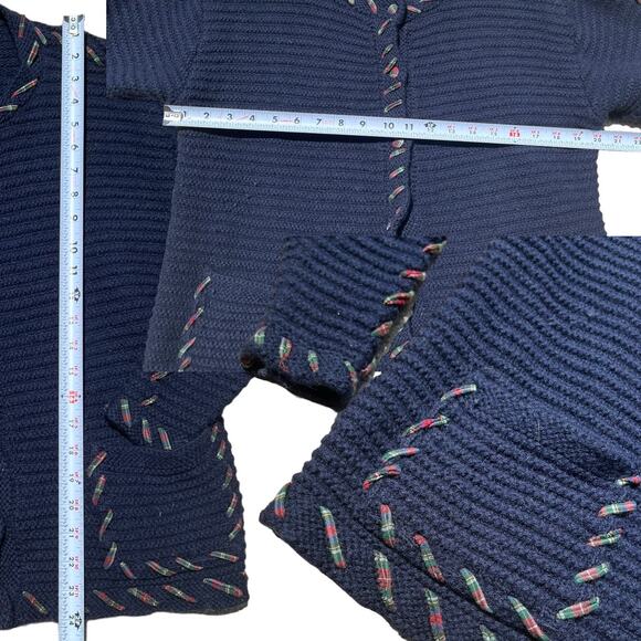 Northern Isles 100% Wool Cardigan Sweater Sz S/P - Picture 3 of 4